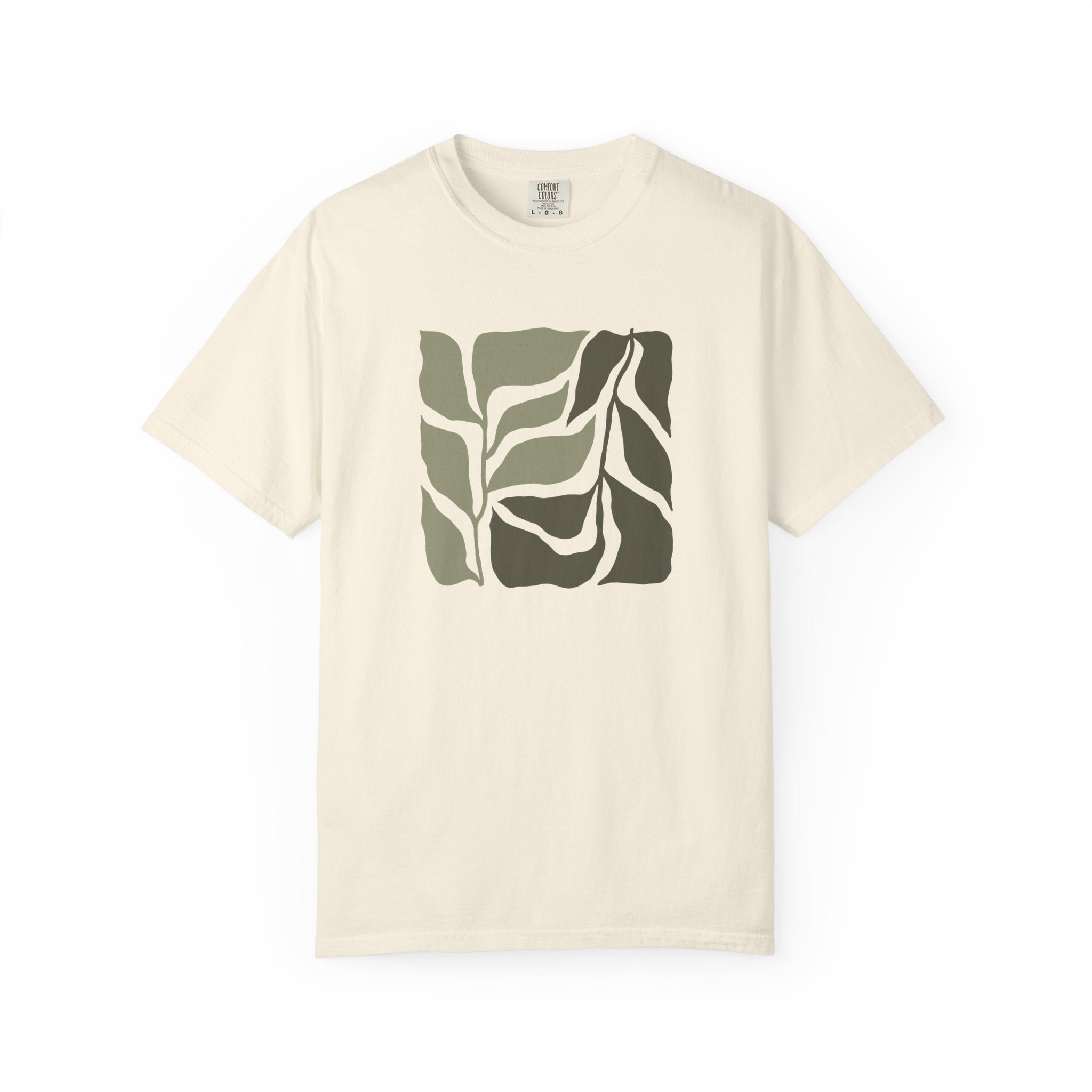 01 - Minimal Groovy Leaf Tee