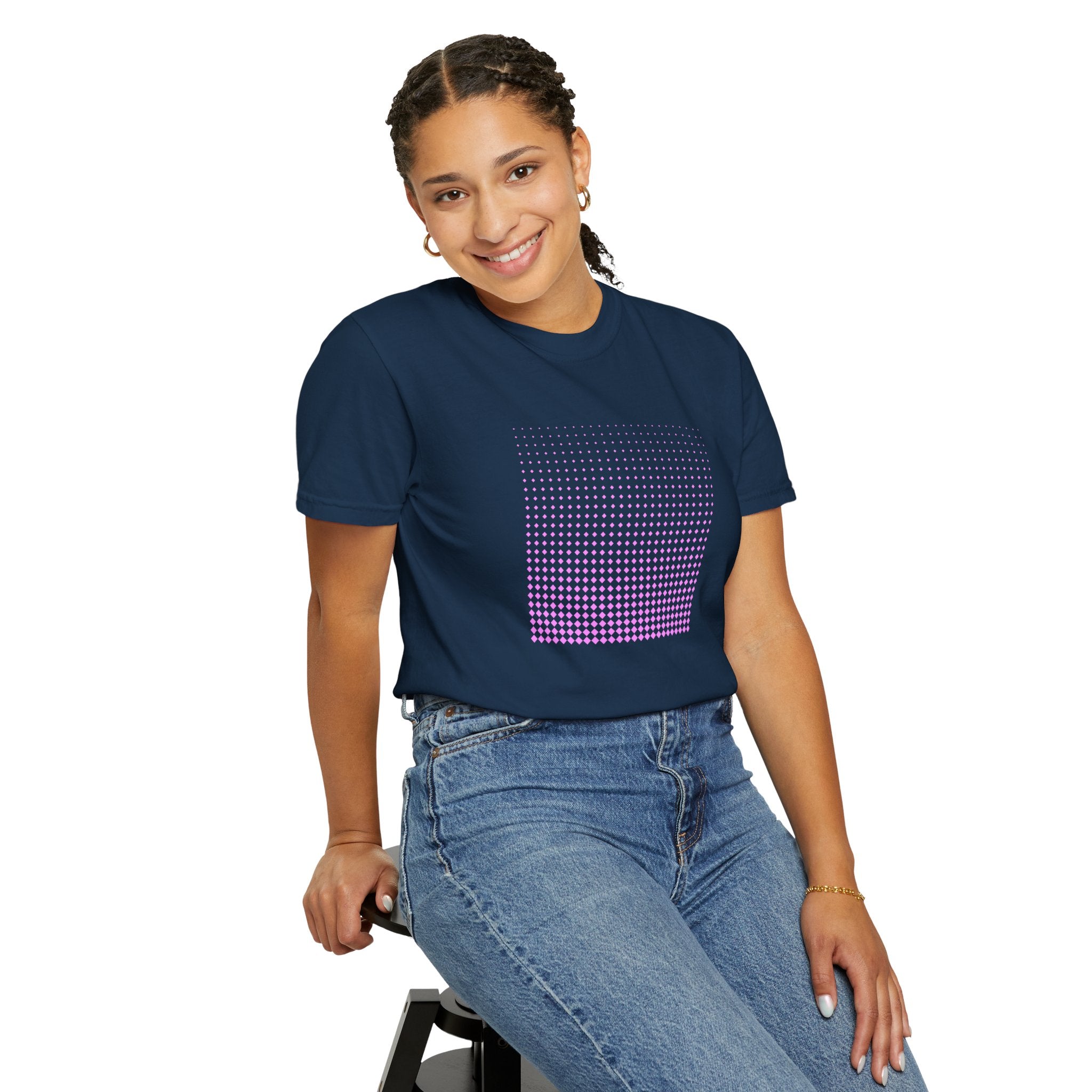 01- Unisex Pink Tech Tee
