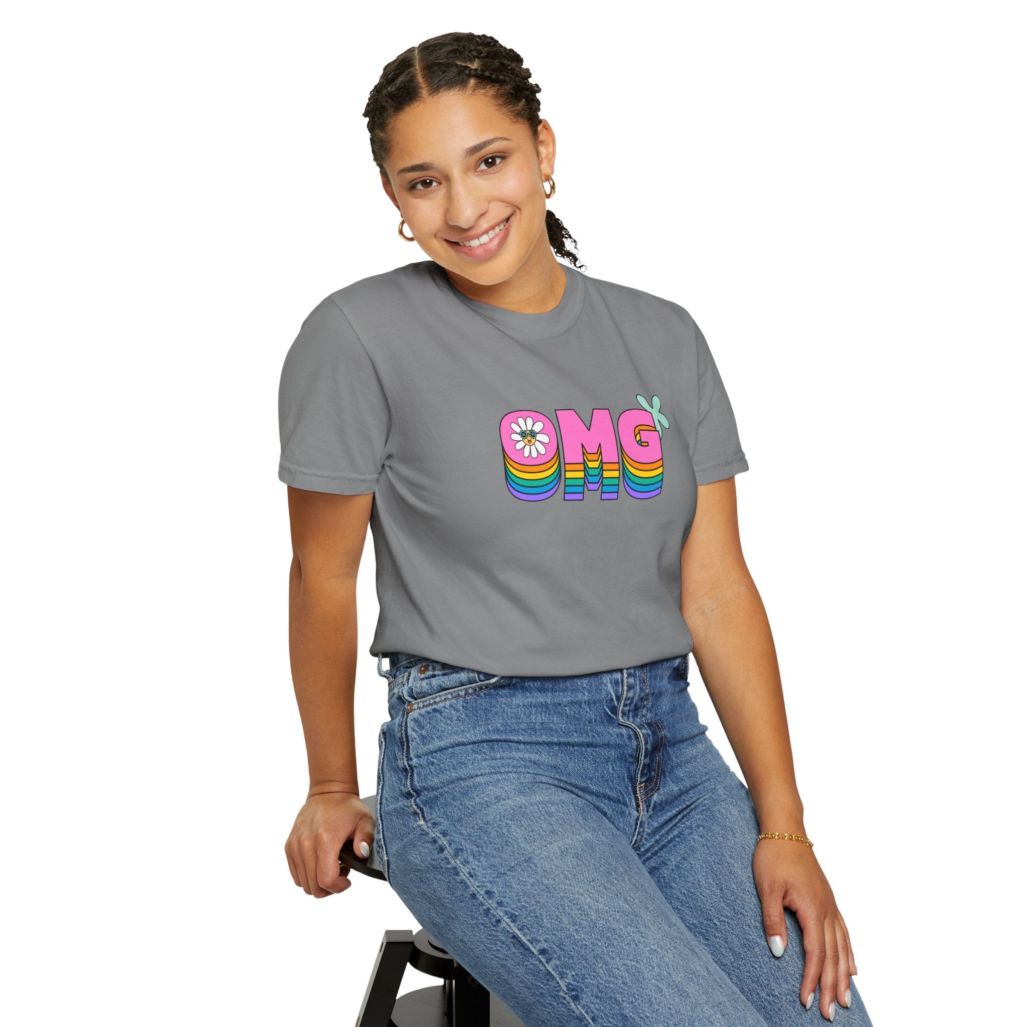 01 - Colorful retro tee 90s 80s / Tee rétro années 90 - 80