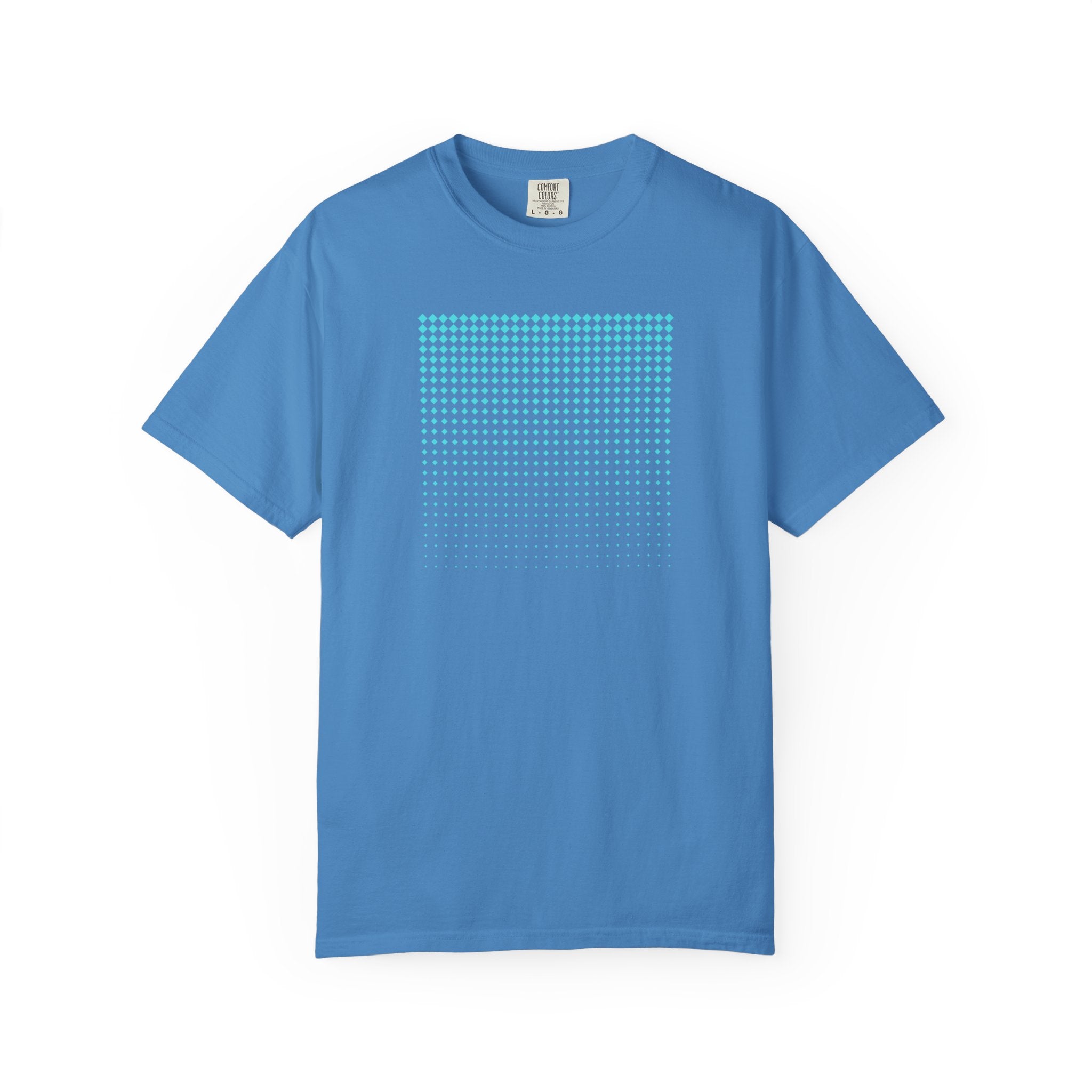 01- Unisex Blue Tech Tee