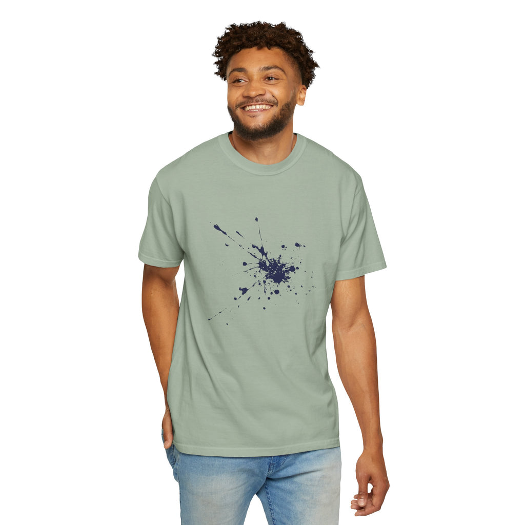 01- Unisex Paint splatter Tee