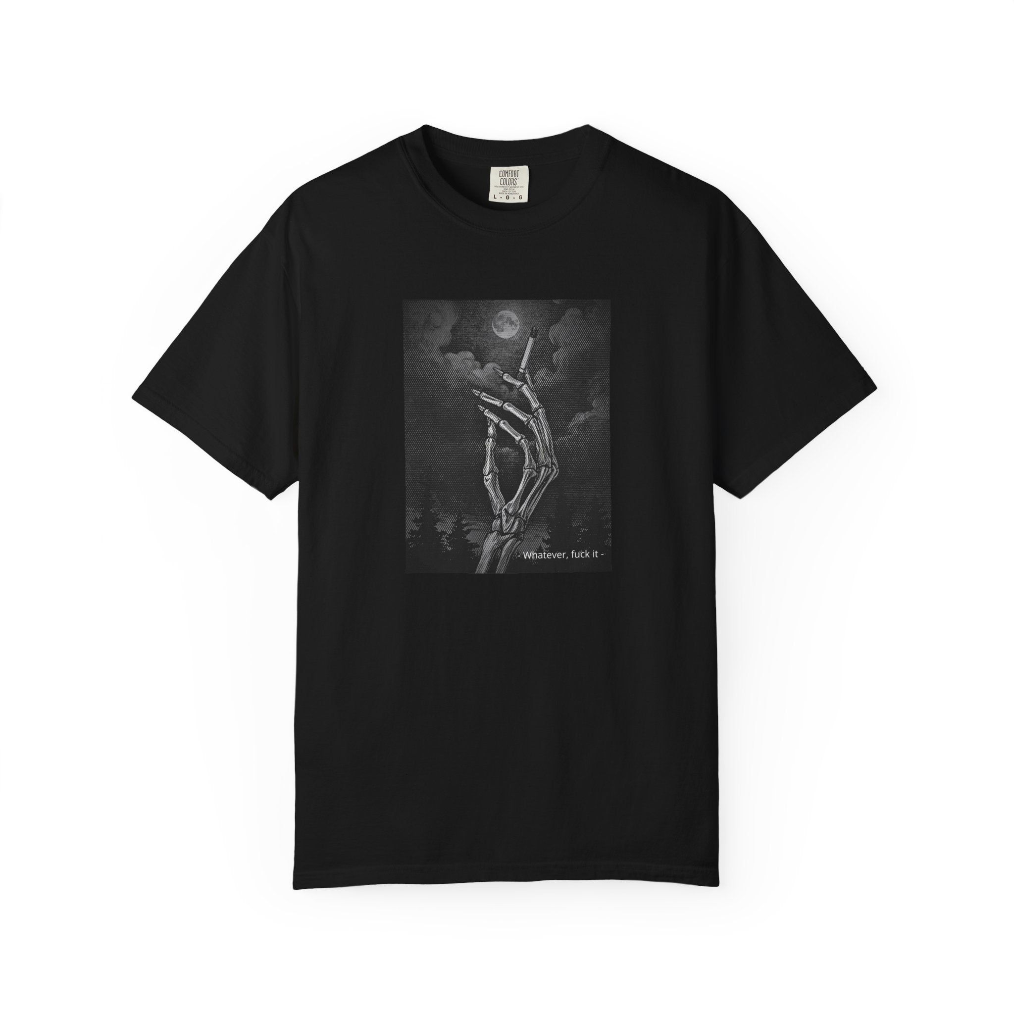 01 - Dark Squelette hand Graphic Tee