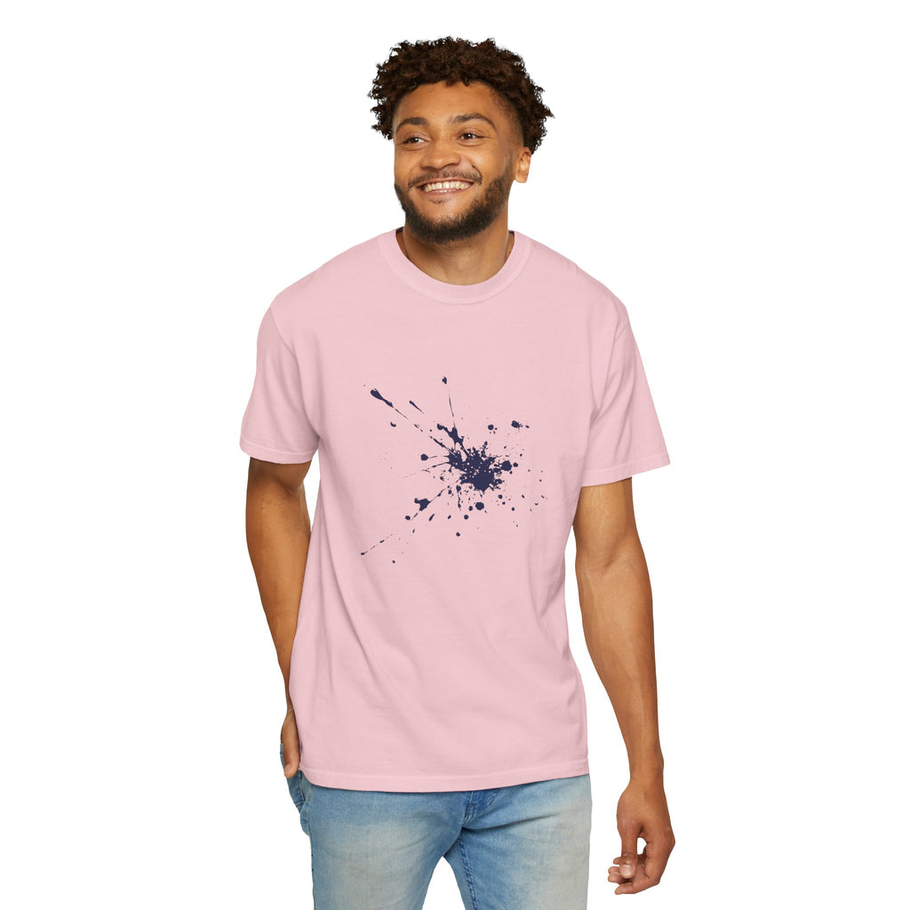 01- Unisex Paint splatter Tee