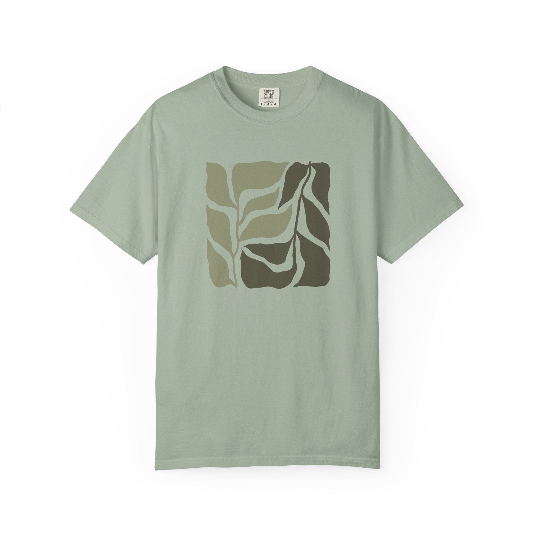 01 - Minimal Groovy Leaf Tee