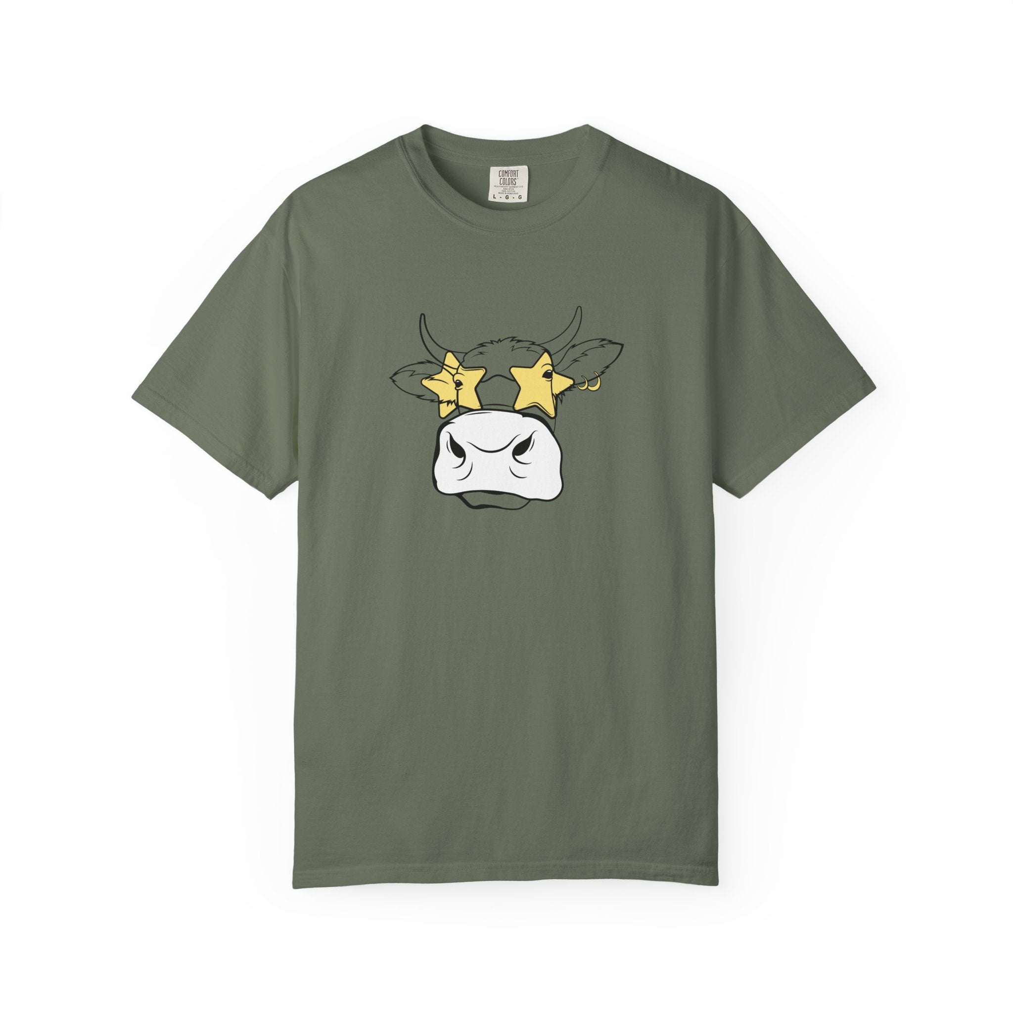 01 - Unisex Funny Cow Tee  / Tee unisex vache drôle