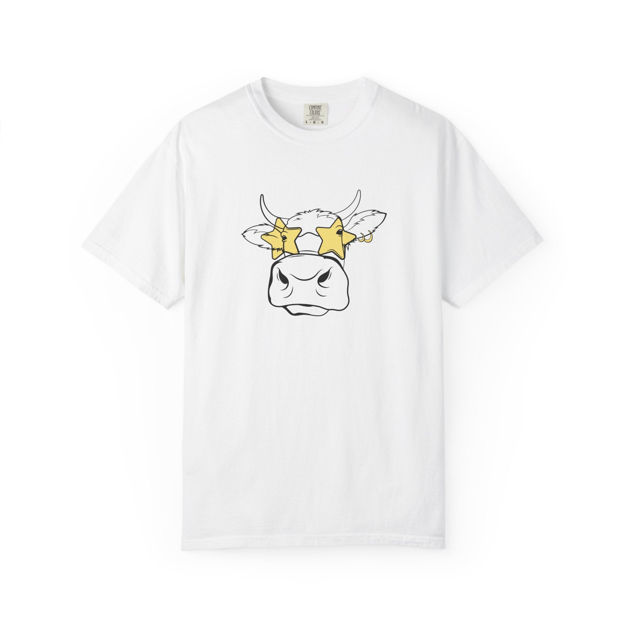 01 - Unisex Funny Cow Tee  / Tee unisex vache drôle