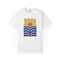 01 - Unisex Minimal Groovy Flower Tee  / Tee Unisex Fleur Groovy minimaliste