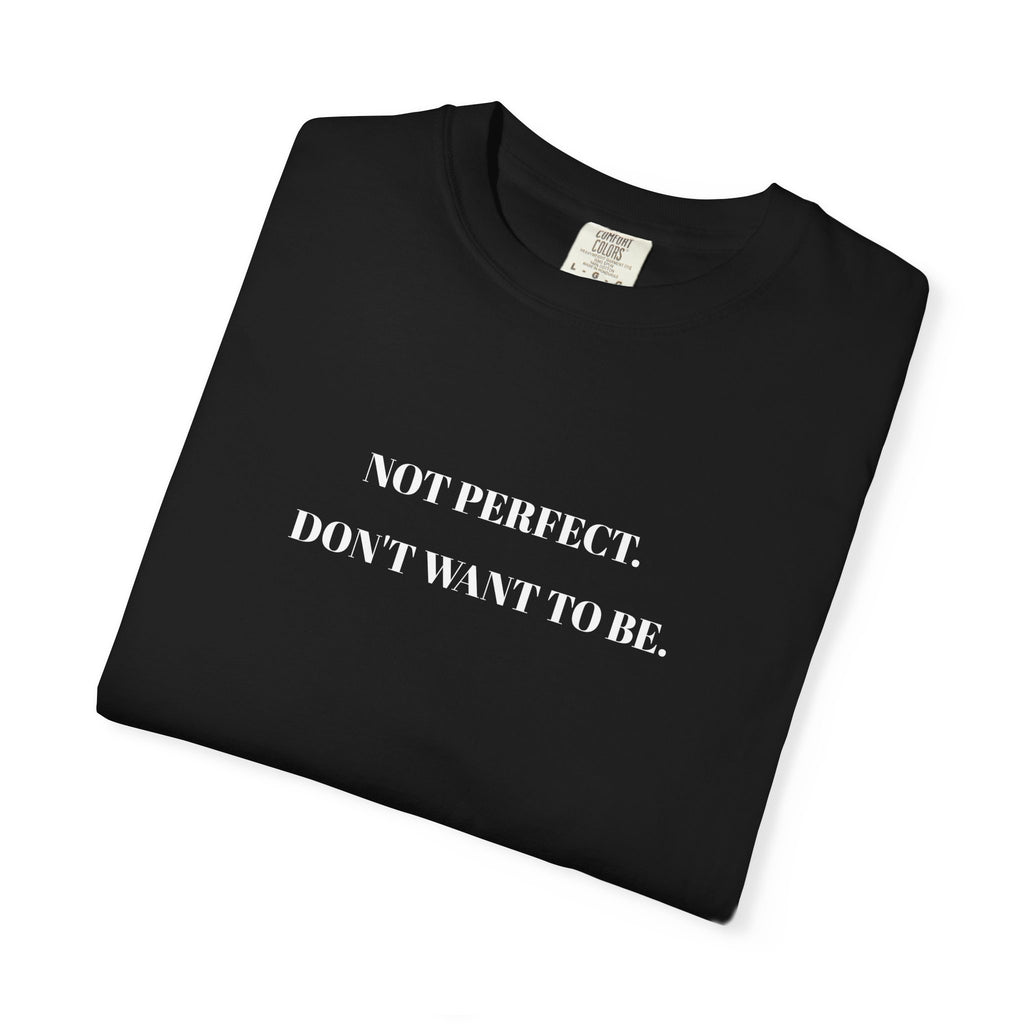 01 - I am not Perfect Black Vibe Tee